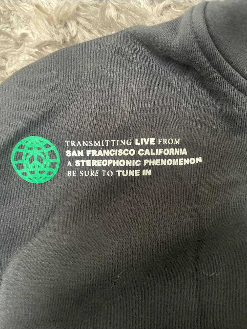 Levi's Sound Experience Relaxed Graphic Hoodie Black Size M